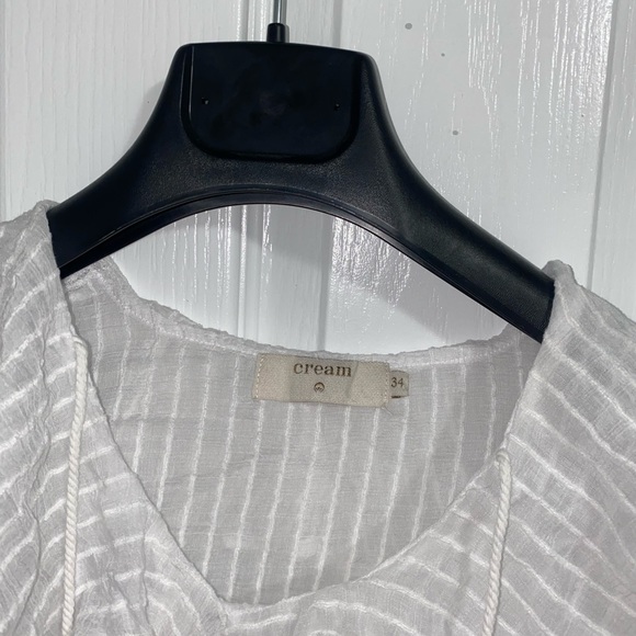 sheer white top - Picture 3 of 4